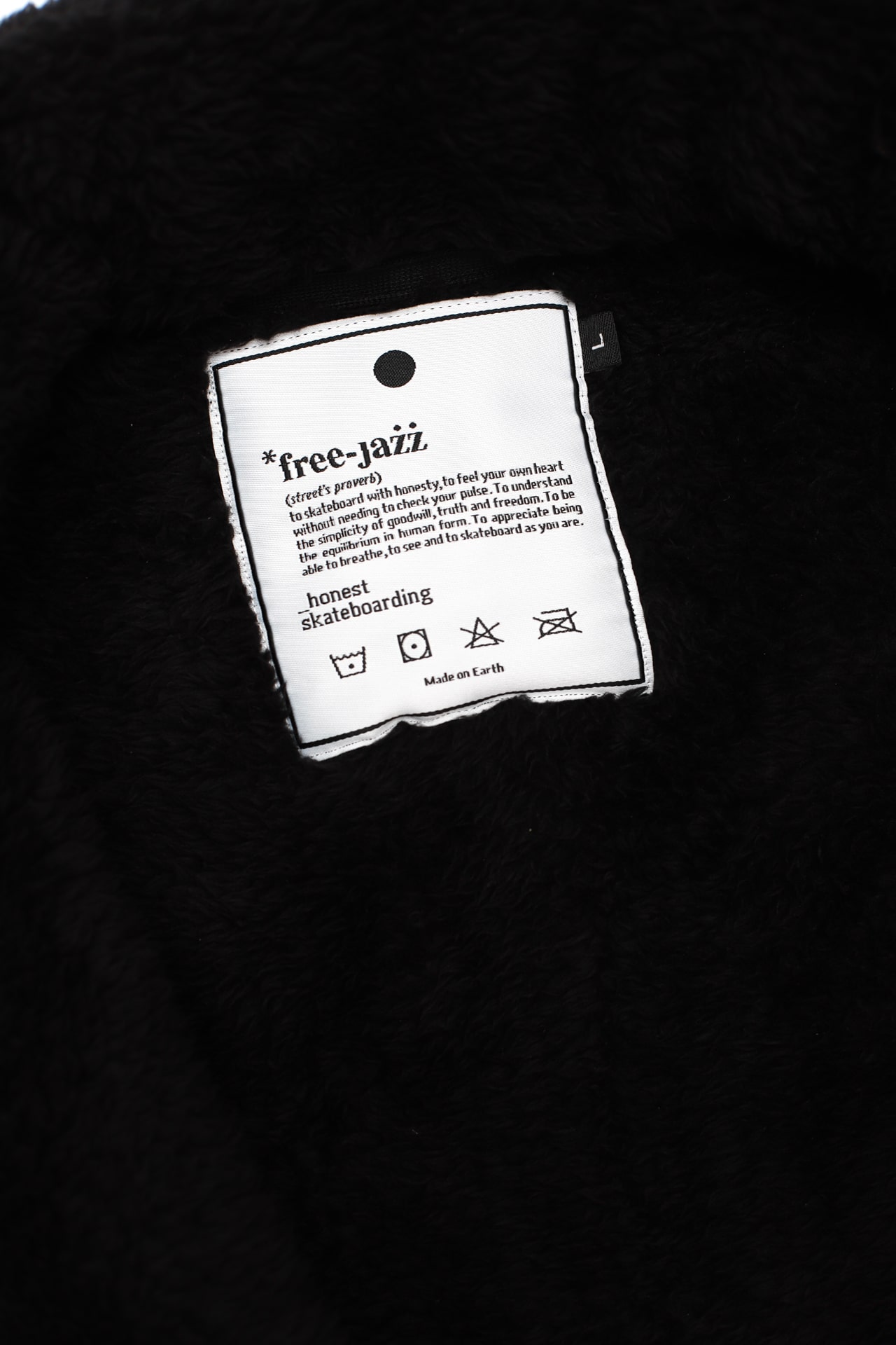 SO ORIGINAL FLEECE MUFFLER BLACK 黒 SFC 小物